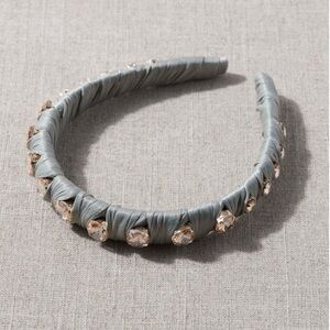 NWT Anthropologie Minette Headband Sage Green